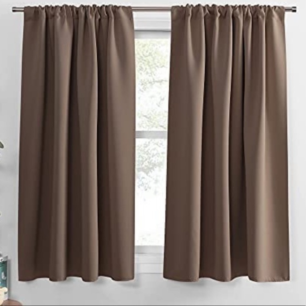 Mocha Curtains 52 by 54
